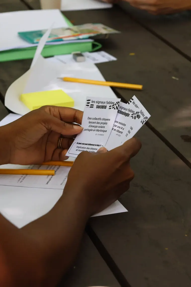 Atelier signaux faibles OLIWON DESIGN en Martinique